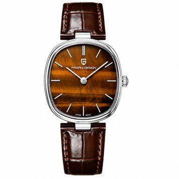 Pagani Design PD-1825 Silver-Brown Leather 1138-0299 фото