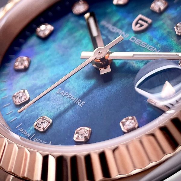 Pagani Design PD-1794L Silver-Rose Gold-Blue 1138-0248 фото